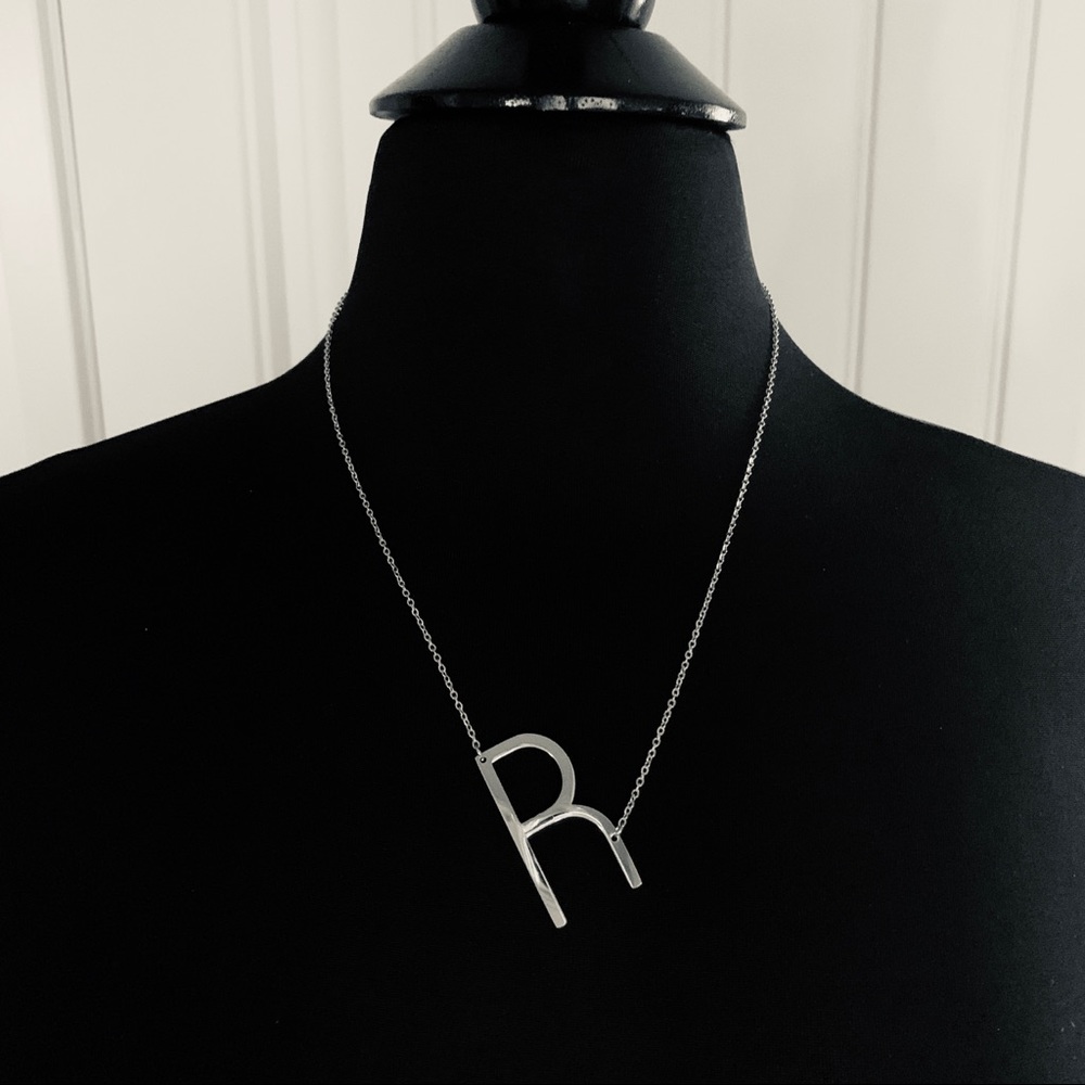 Initial “R” Necklace - Picture 2 of 3